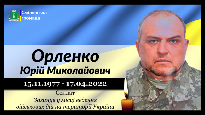 Орленко Юрій Миколайович